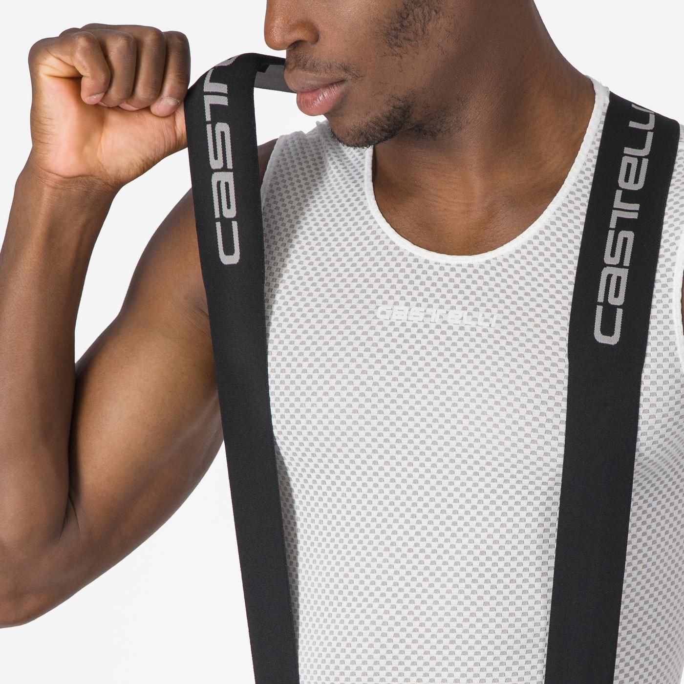 CASTELLI PREMIO EVO Kurze Trägerhose Schwarz