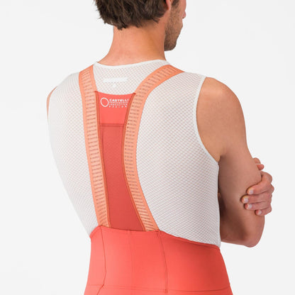 Kurze Trägerhose CASTELLI ESPRESSO 2 Paprika