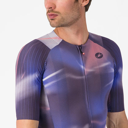 Trikot CASTELLI AERO RACE 8S Kurzarm Violett