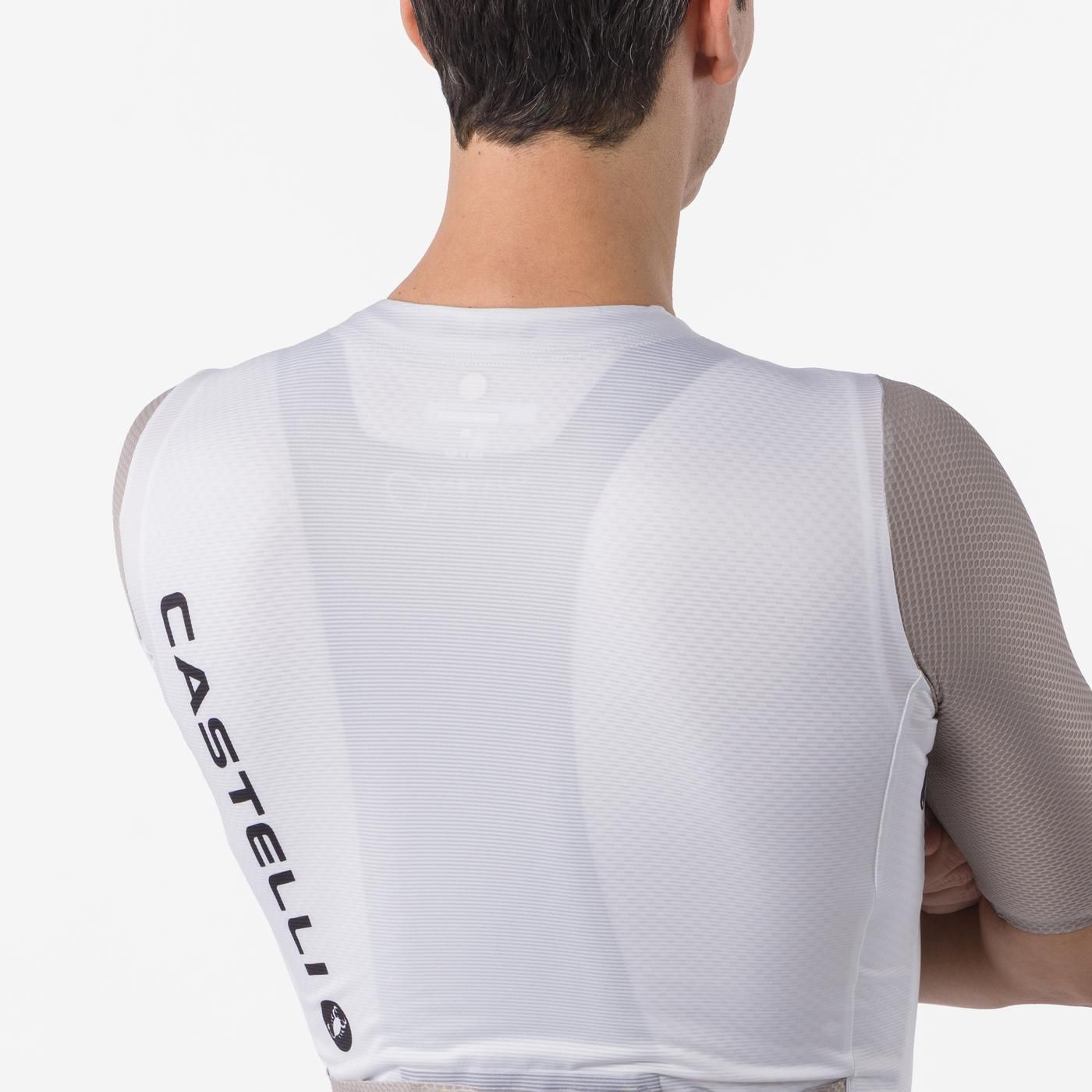 Trikot CASTELLI CORRETTO Kurzarm Elfenbein/Clay