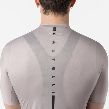 Trikot CASTELLI DRITTONE LOGO Kurzarm Clay