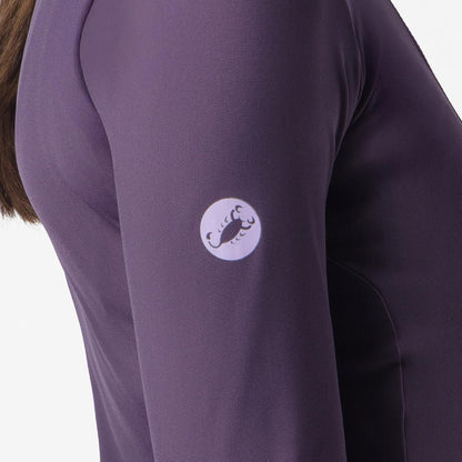 Langarmtrikot CASTELLI ESPRESSO THERMAL 2 Damen Violett