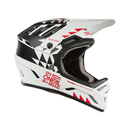 MTB-Helm O'NEAL BACKFLIP KNOX Weiß/Schwarz