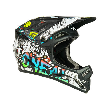 MTB-Helm O'NEAL BACKFLIP RANCID Schwarz/Weiß