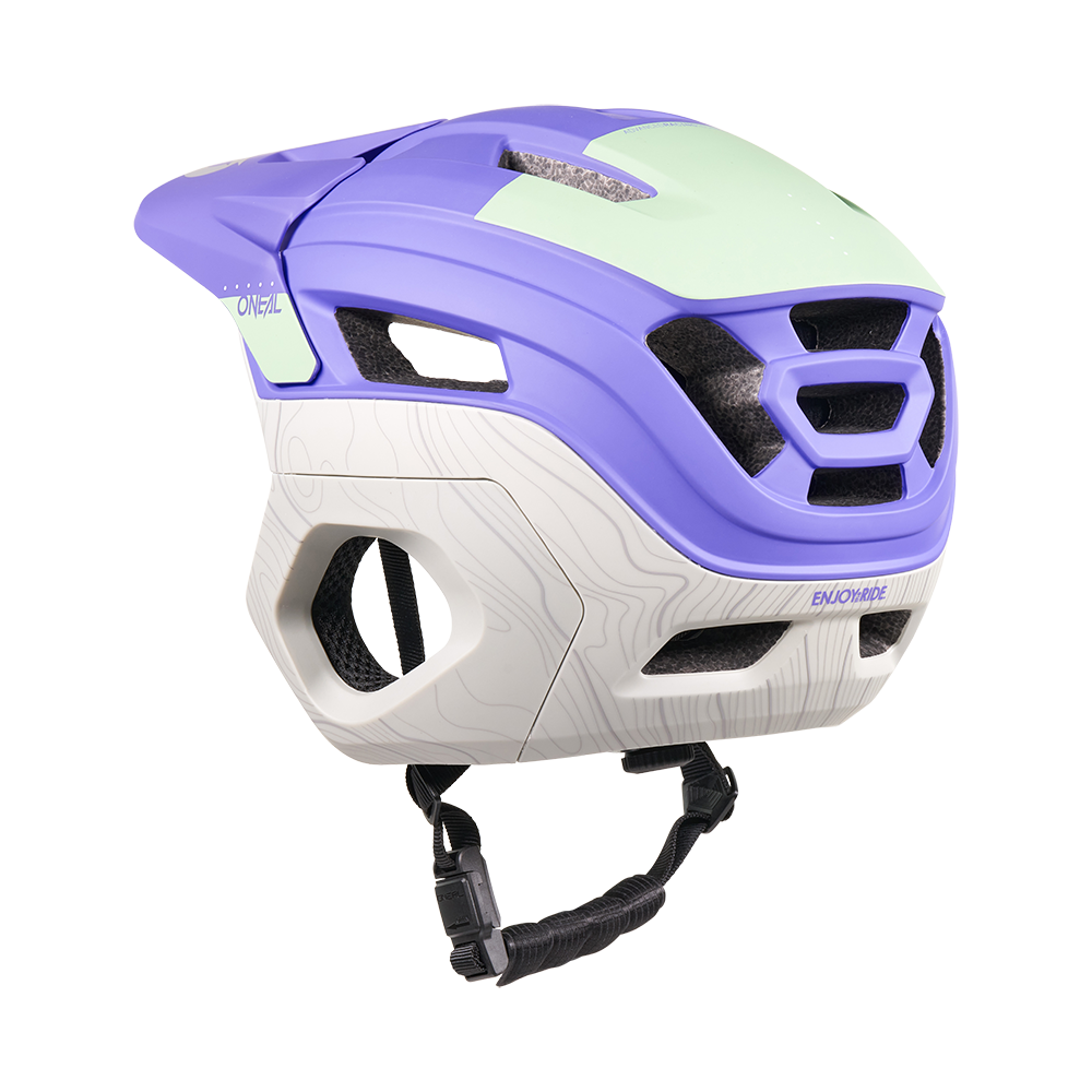 O'NEAL TRAPPER EVO TOPO MTB-Helm Violett