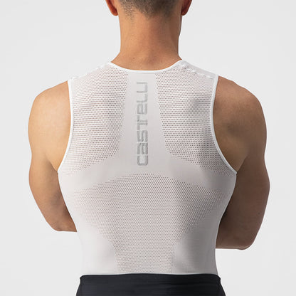 Unterhemd CASTELLI CORE SEAMLESS Ärmellos Weiß