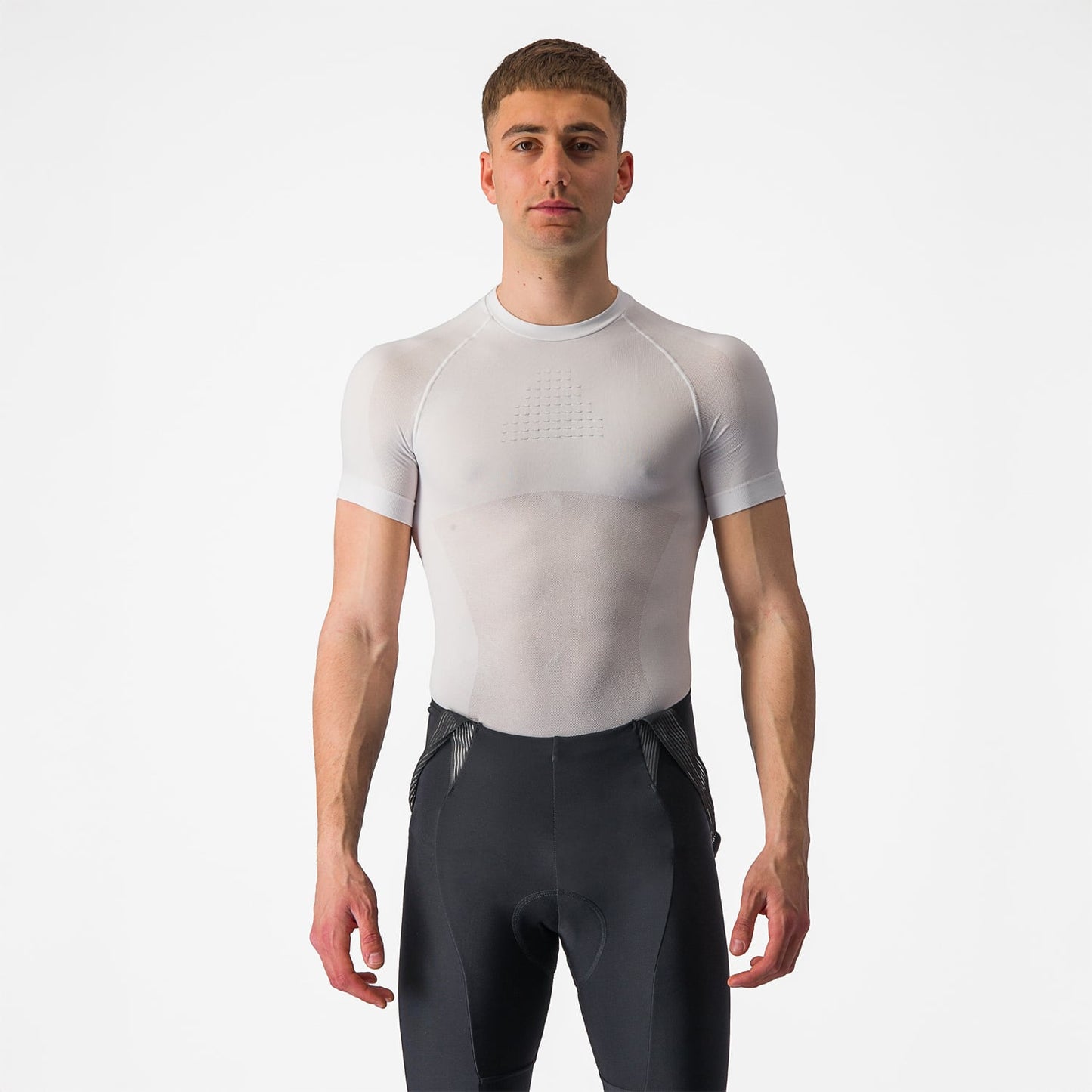 Unterwäsche CASTELLI CORE SEAMLESS Kurzarm Weiß