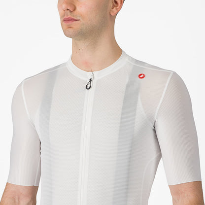 Trikot CASTELLI ESPRESSO Kurzarm Weiß