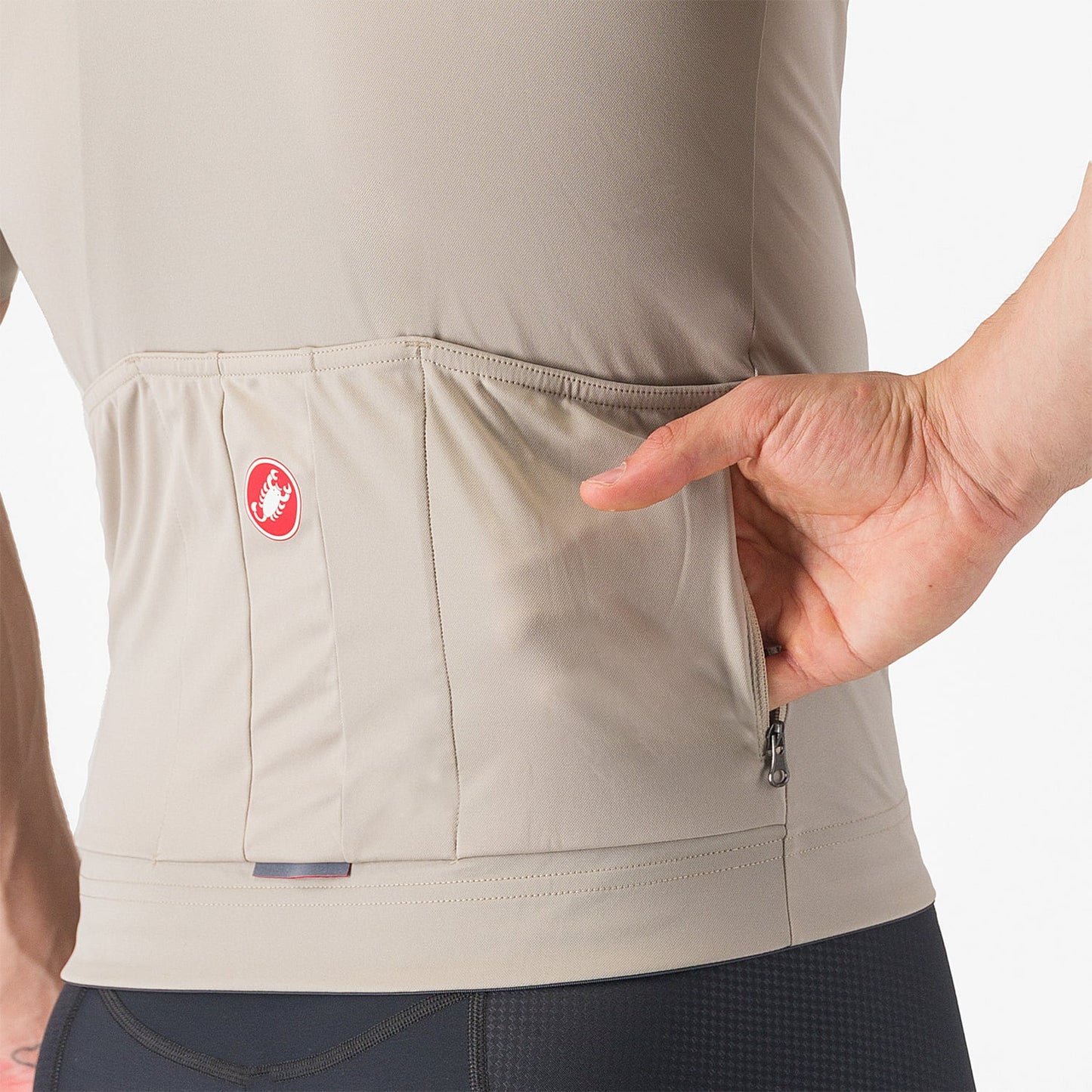 CASTELLI PROLOGO LITE Trikot Kurzarm Beige