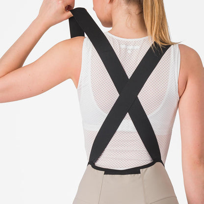 Trägershort CASTELLI ESPRESSO W DT Damen Beige