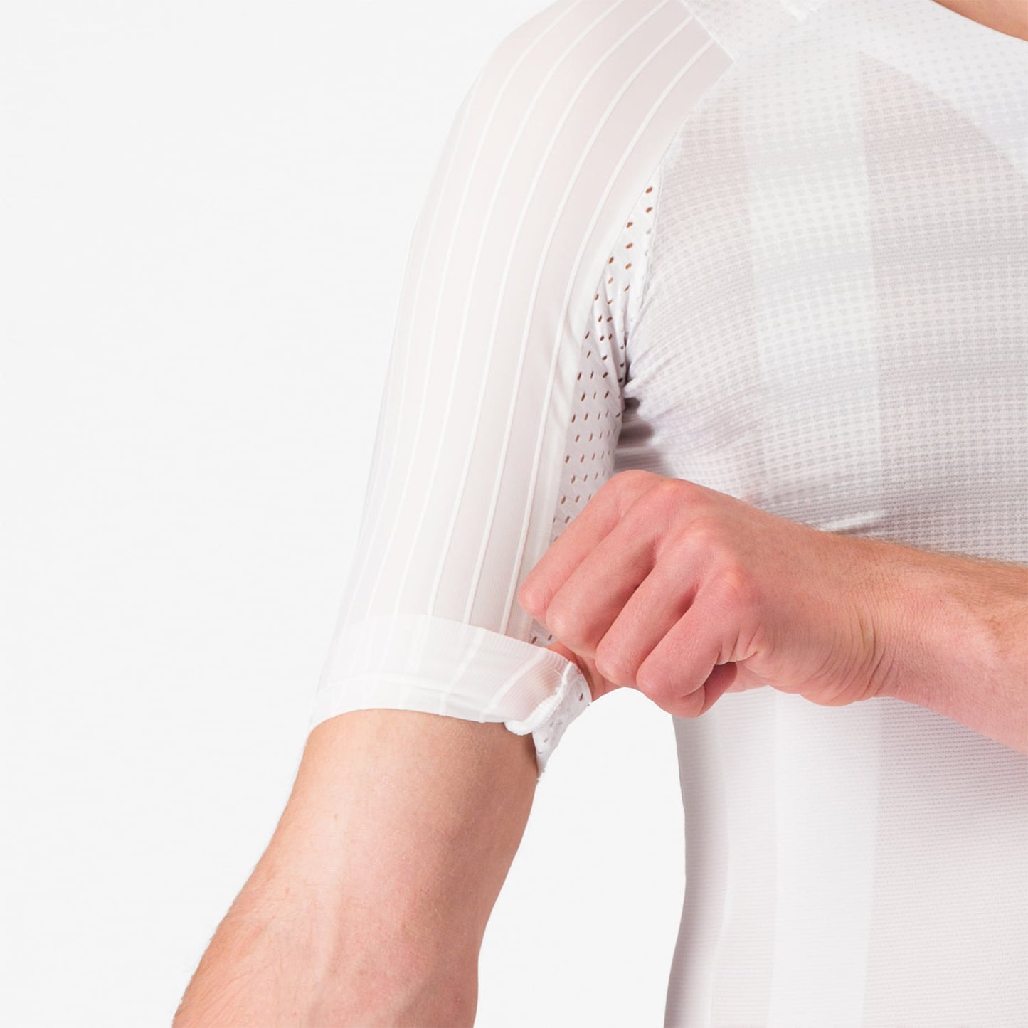 CASTELLI AERO RACE 8S Trikot Kurzarm Weiß