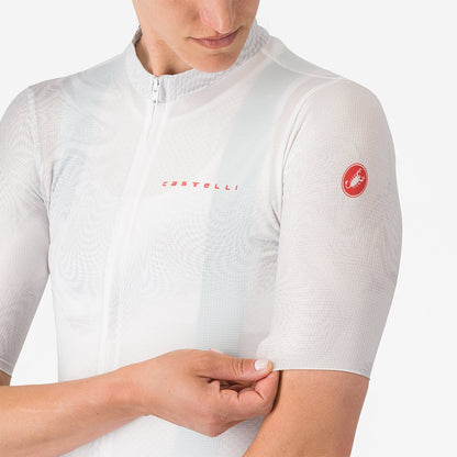 Trikot CASTELLI FANTASIA Damen Kurzarm Weiß