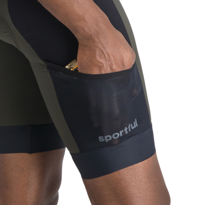 Kurze Trägerhose SPORTFUL SUPERGIARA 2 Khaki/Schwarz