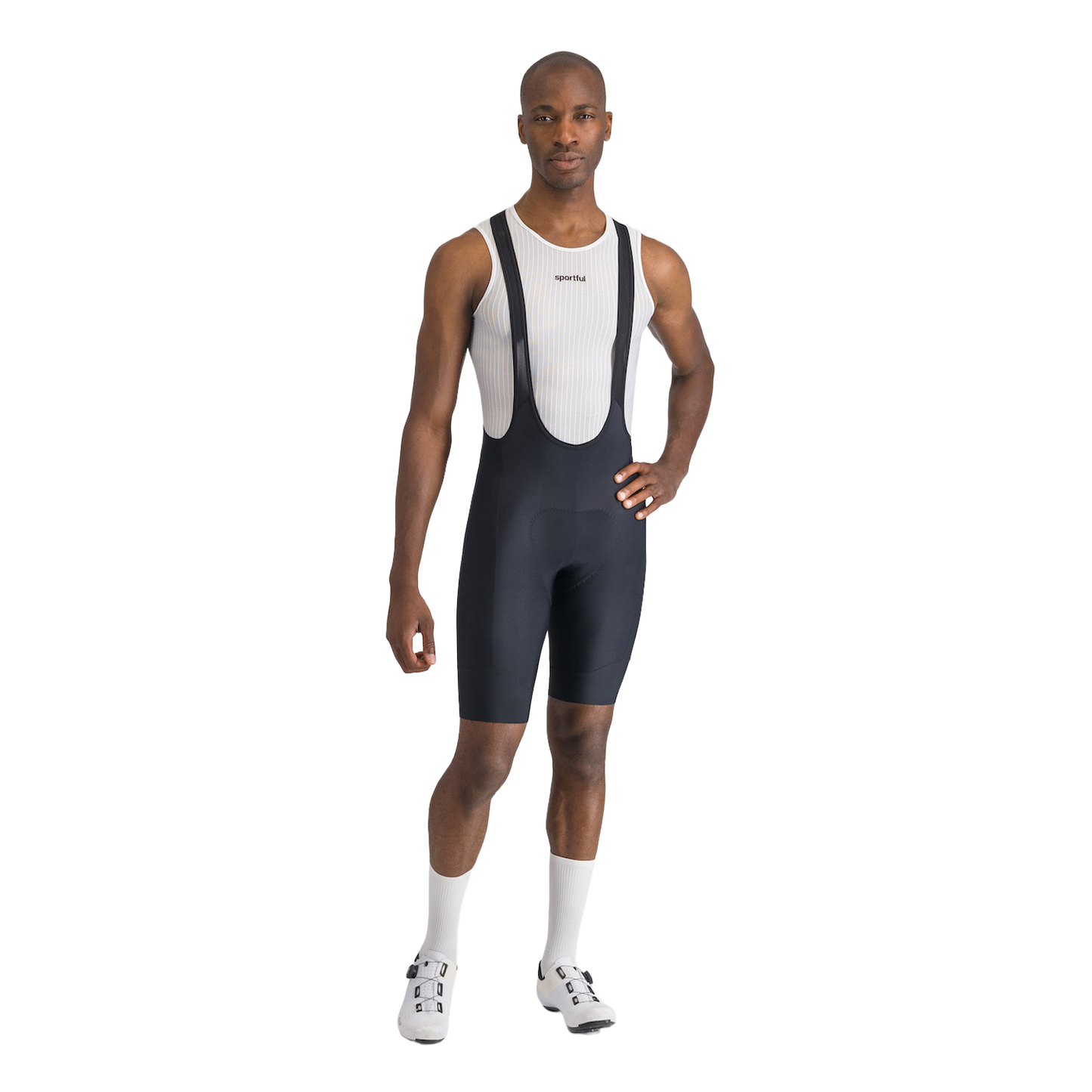 SPORTFUL PULSE Kurze Trägerhose Schwarz