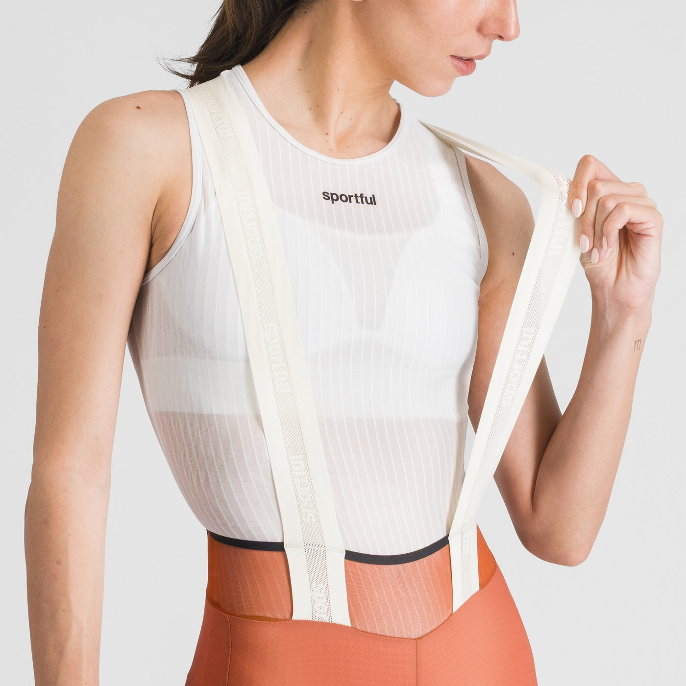 SPORTFUL HYPEREPIC Damen Kurze Trägerhose Orange