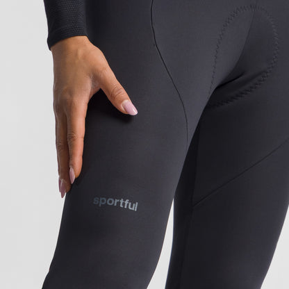Lange Damen-Trägerhose SPORTFUL DEEPWINTER Schwarz