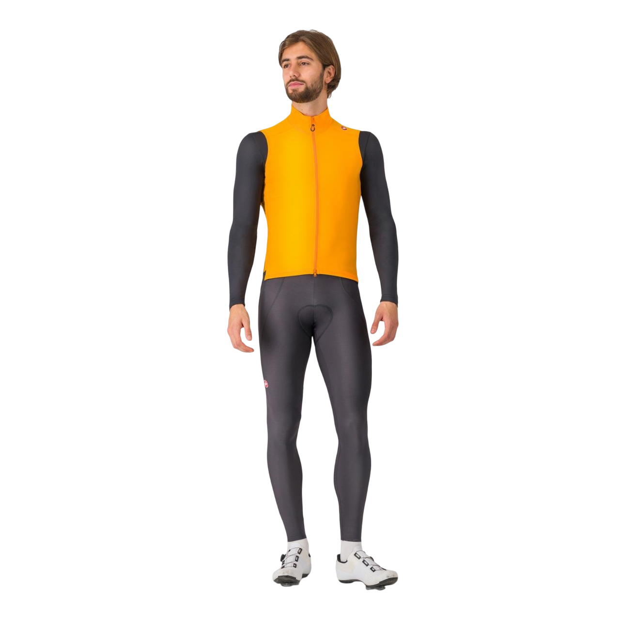 CASTELLI ESPRESSO Ärmellose Jacke Orange