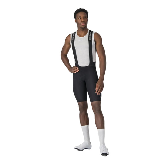 CASTELLI PREMIO EVO Kurze Trägerhose Schwarz