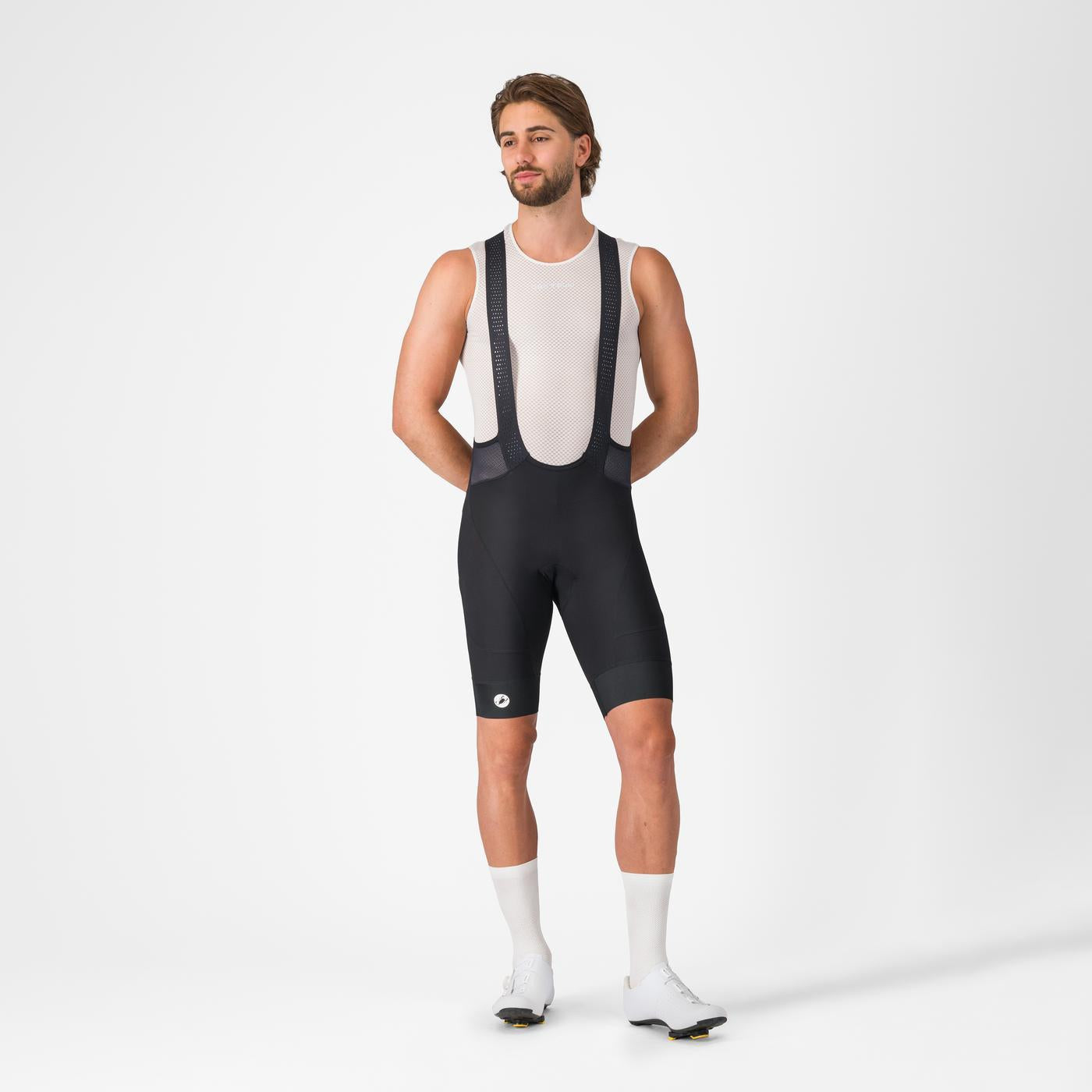 CASTELLI ENDURANCE 4 Kurze Trägerhose Schwarz