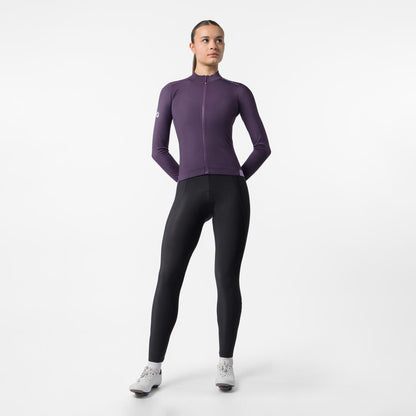 Langarmtrikot CASTELLI ESPRESSO THERMAL 2 Damen Violett