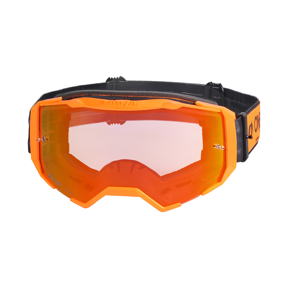 Maske O'NEAL B-22 CORE Schwarz/Orange Radiium