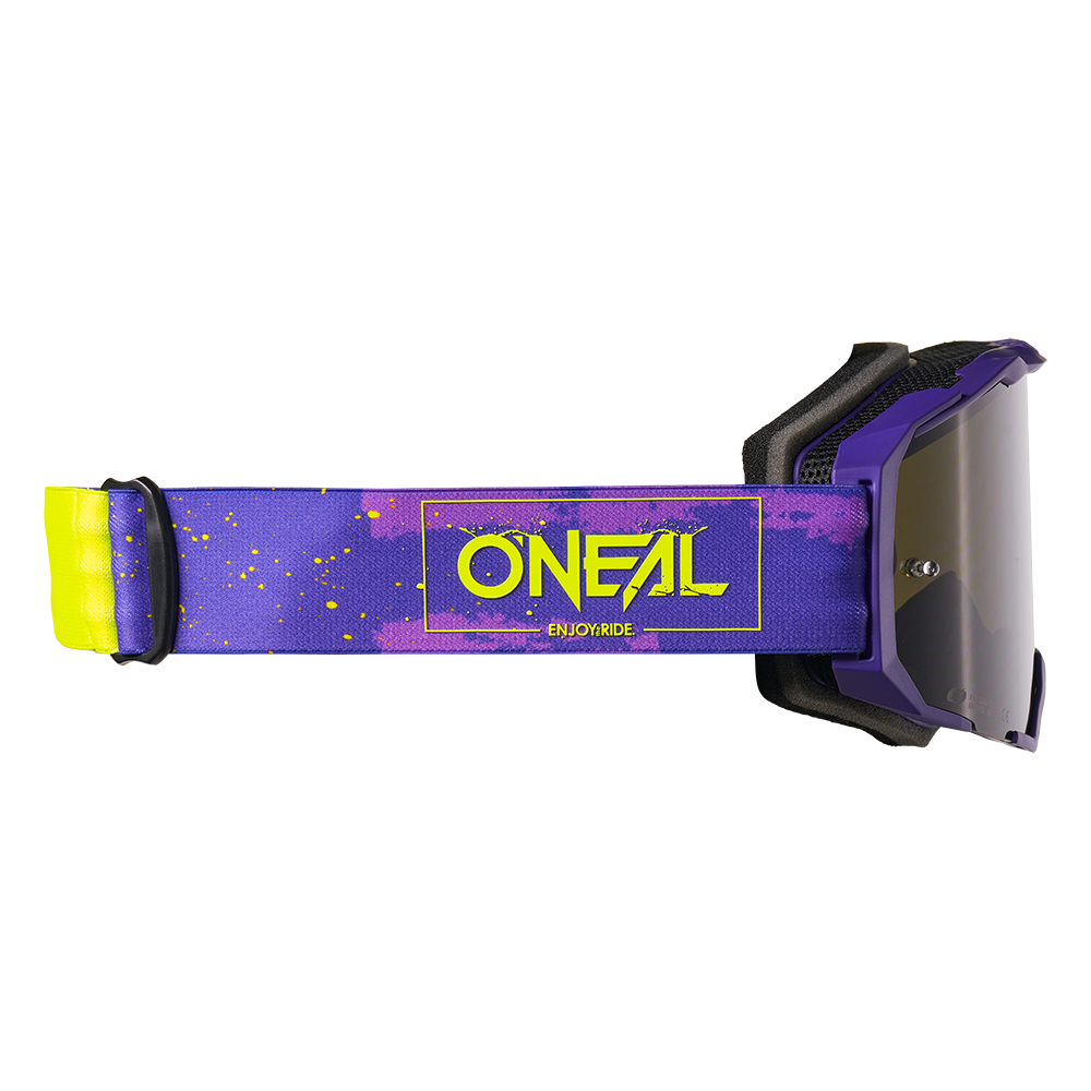 Maske O'NEAL B-22 PAINT Violett/Neongelb