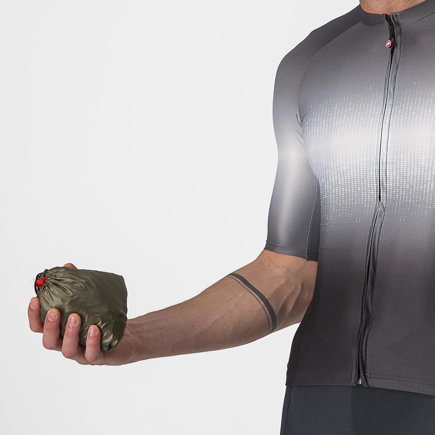 CASTELLI ARIA SHELL Jacke Braun