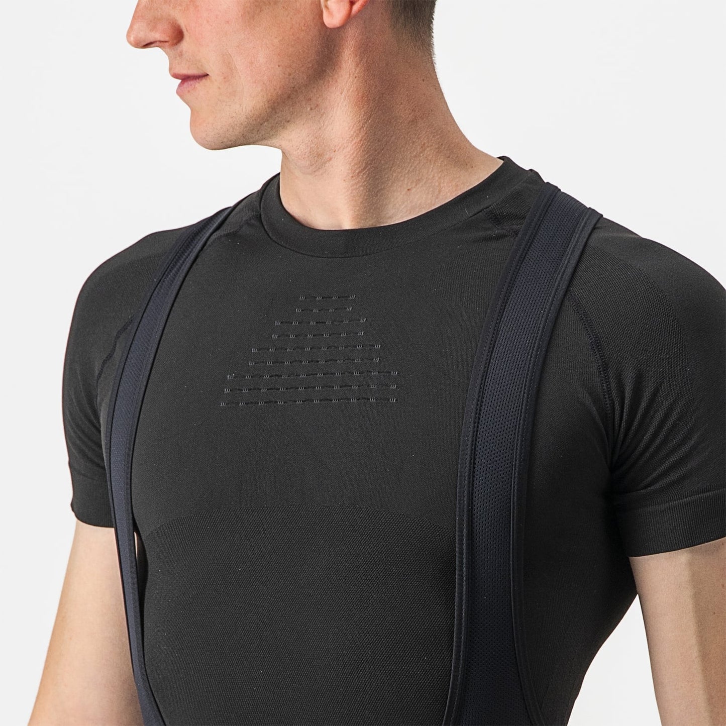 Unterwäsche CASTELLI CORE SEAMLESS Kurzarm Schwarz