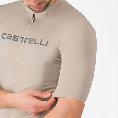 Trikot CASTELLI PROLOGO LITE Kurzarm Beige