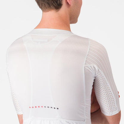 Trikot CASTELLI AERO RACE 8S Kurzarm Weiß