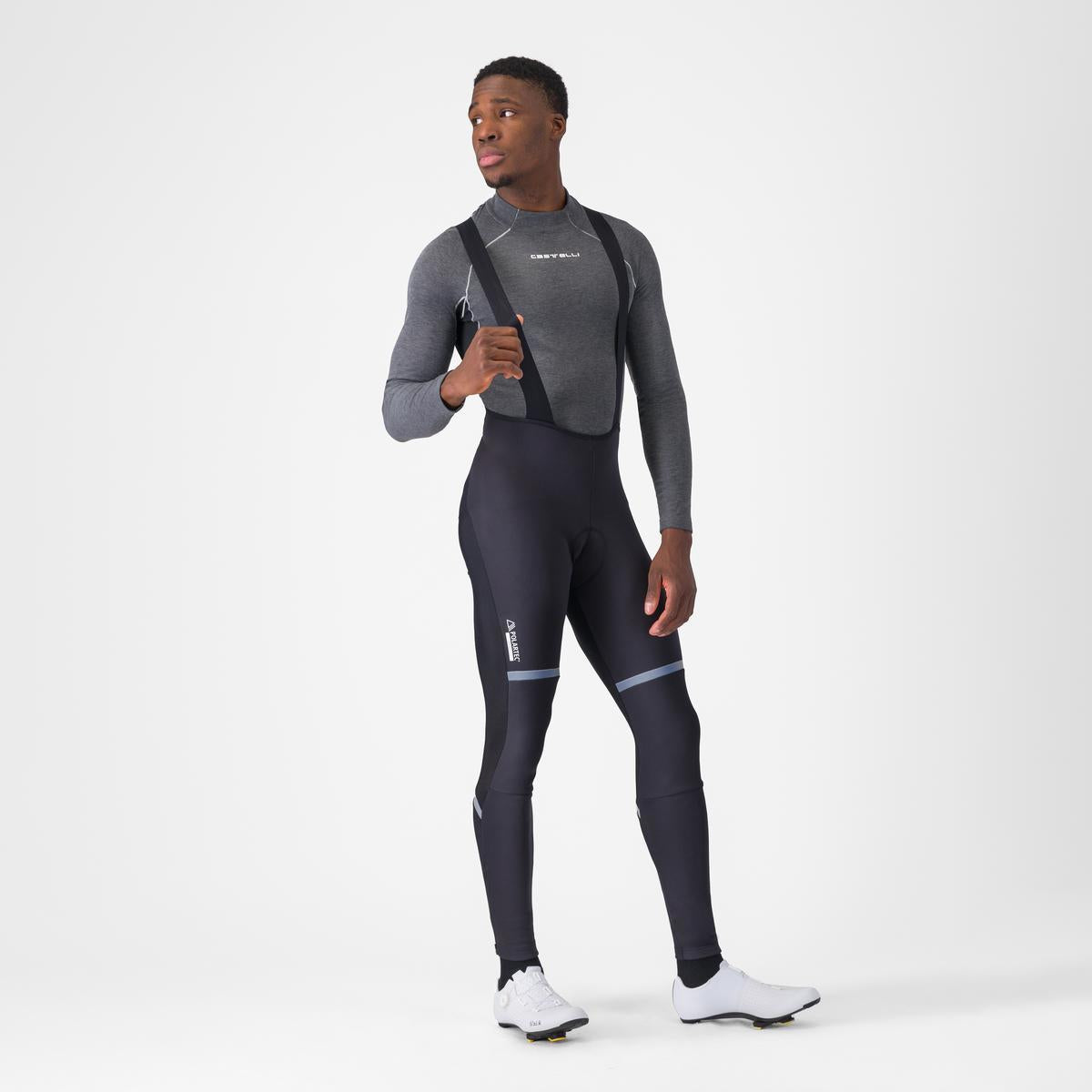 CASTELLI POLARE 4 Lange Trägerhose Schwarz