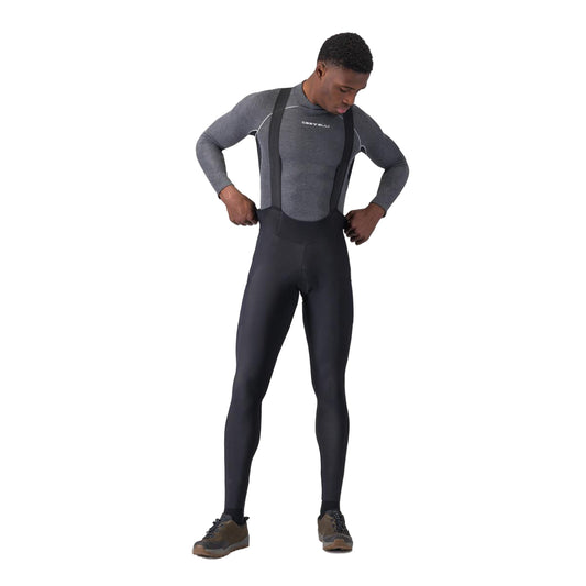 CASTELLI UNLIMITED Lange Trägerhose Schwarz