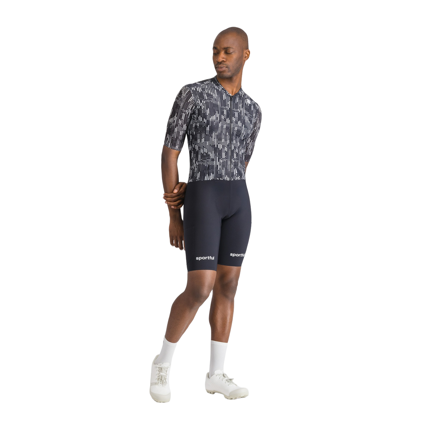 Jumpsuit SPORTFUL G-SUIT Kurzarm Schwarz/Weiß