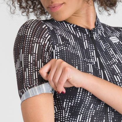 Einteiler SPORTFUL G-SUIT Kurzarm Damen Schwarz/Weiß