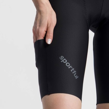 Kurze Trägerhose SPORTFUL HYPEREPIC Damen Schwarz