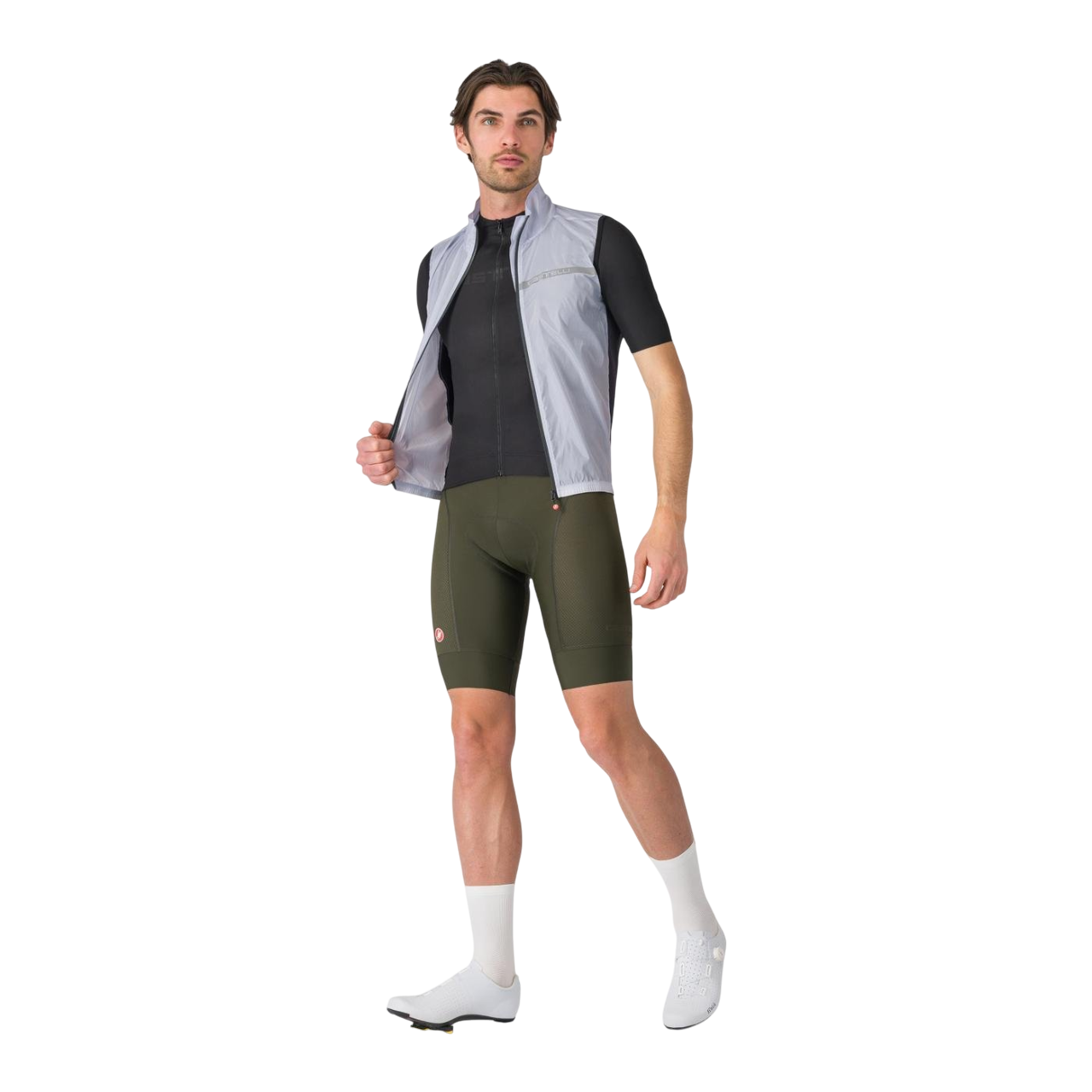 CASTELLI SQUADRA STRETCH Ärmellose Jacke Grau