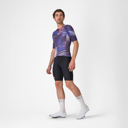 Trikot CASTELLI AERO RACE 8S Kurzarm Violett