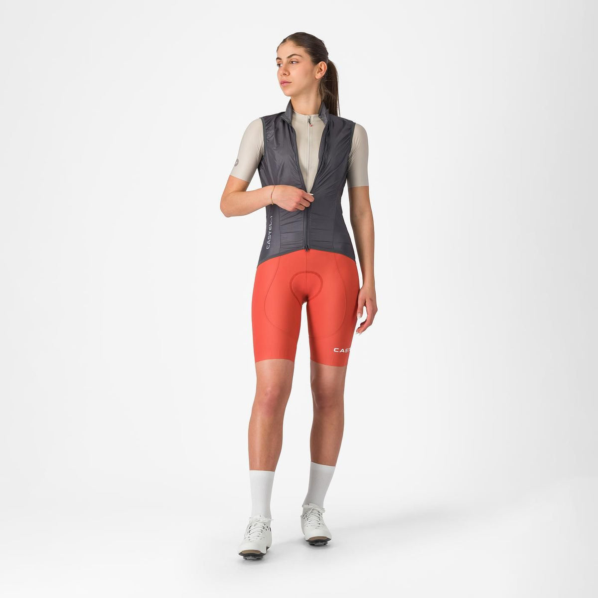 CASTELLI ARIA 2 Damen-Radweste Dunkelgrau 2026