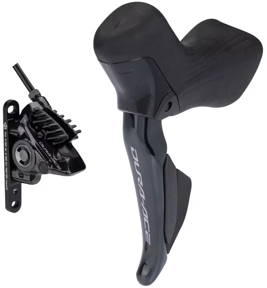 Linker Hebel und vorderer Bremssattel SHIMANO DURA-ACE DI2 R9270 Double Flat Mount 2x12-fach