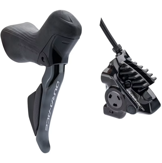 Rechter Schalthebel und hinterer Bremssattel SHIMANO DURA-ACE DI2 R9270 Flat Mount 12G