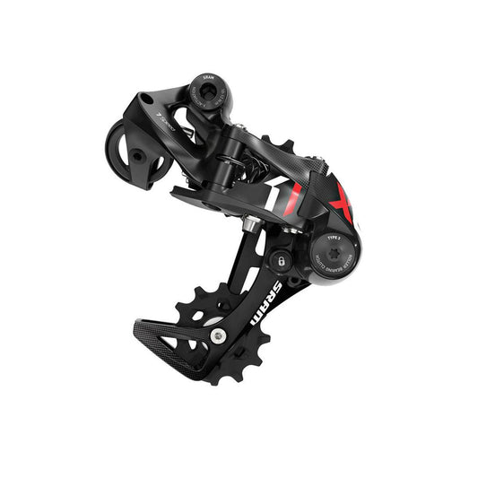 Hinterer Umwerfer SRAM X01 DH 10V Typ 3.0 Kurzes Kettenblatt Rot