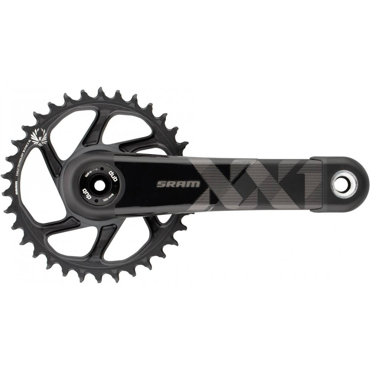 Mono-Pedal 11/12-fach SRAM XX1 EAGLE FAT BIKE 5" DUB Carbon