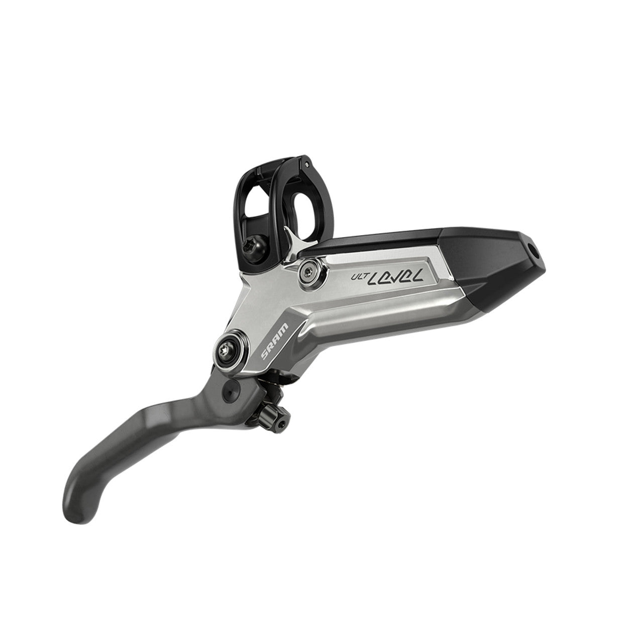 Vorderradbremse SRAM LEVEL ULTIMATE STEALTH 4-Kolben Carbon Titanium Schrauben Silber