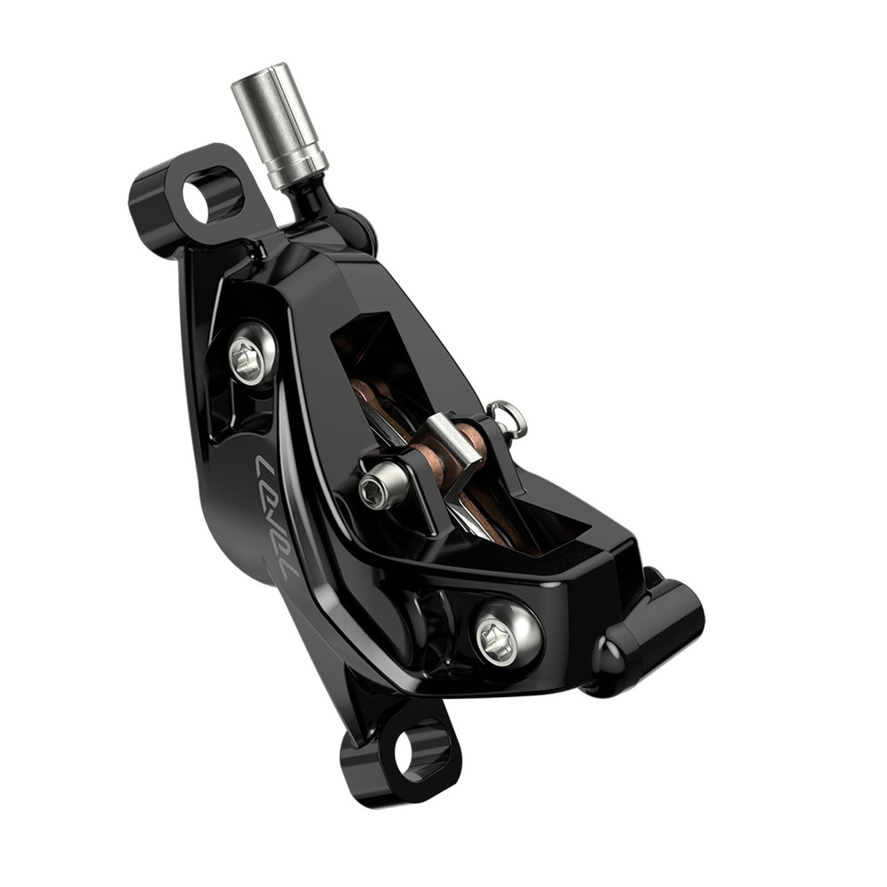 SRAM LEVEL SILVER STEALTH 4-Kolben Vorderradbremse Schwarz