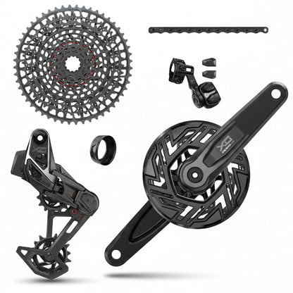 Gruppe SRAM X0 EAGLE E-MTB BROSE ISIS AXS T-TYPE 36 Zähne CLIP-ON 10/52 USB-C