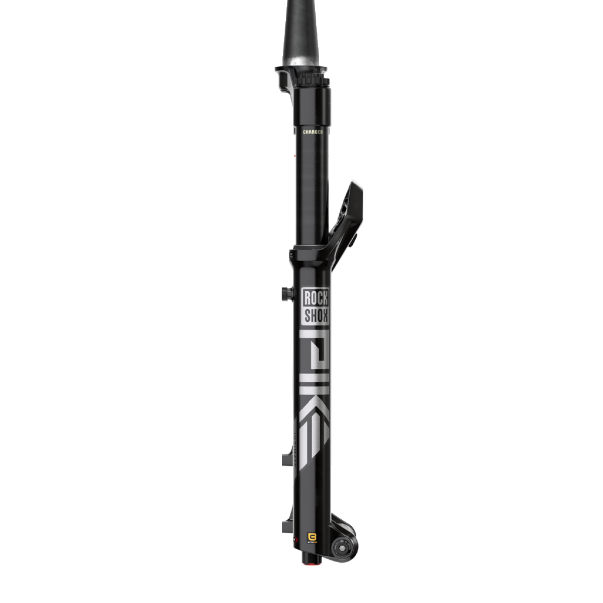 ROCKSHOX PIKE ULTIMATE CHARGER 3.1 RC2 27.5" DEBONAIR+ Conic Axis 15x110mm Boost Gabel Schwarz Brillant