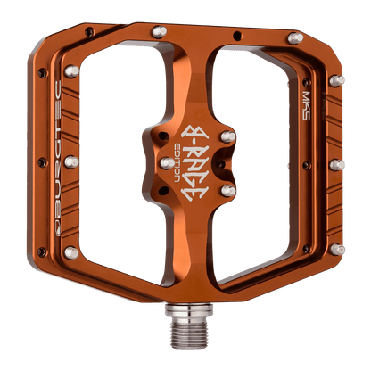 Plattformpedale BURGTEC PENTHOUSE FLAT MK5 B-RAGE EDITION Kash Bronze