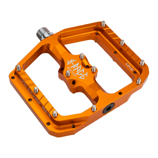 Pedale flach BURGTEC PENTHOUSE FLAT MK5 B-RAGE EDITION Orange