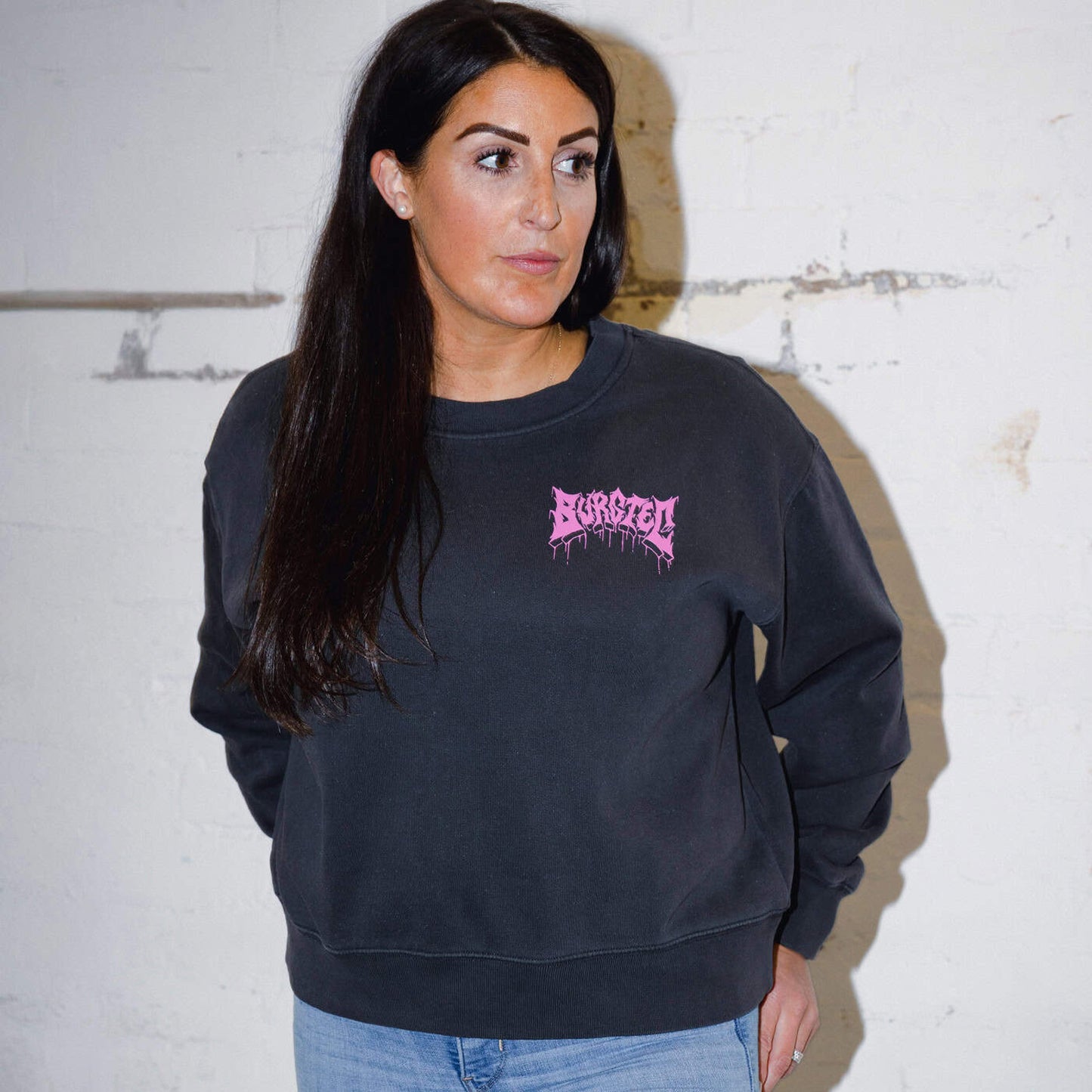 Sweatshirt BURGTEC WOMEN'S ROLL WITH US FADED