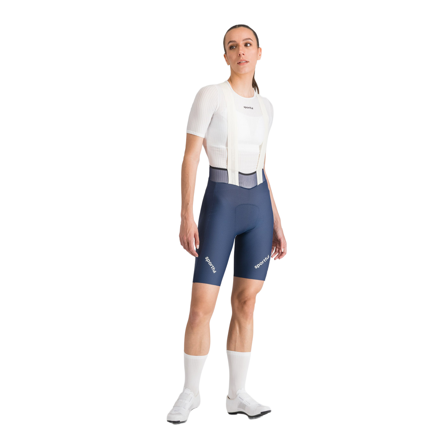 SPORTFUL HYPEREPIC Damen Kurze Trägerhose Blau